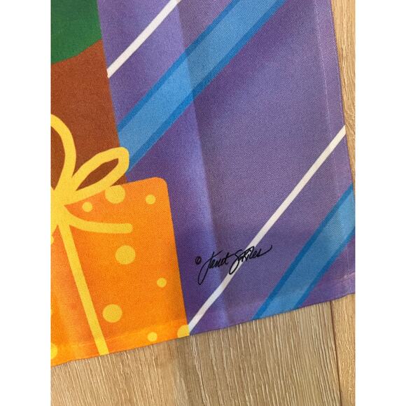 Vintage Outdoor Porch Flag Winter Holiday Christmas Santa Claus JL - Picture 5 of 8